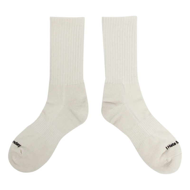 IHM MEN Crew Socks Ivory