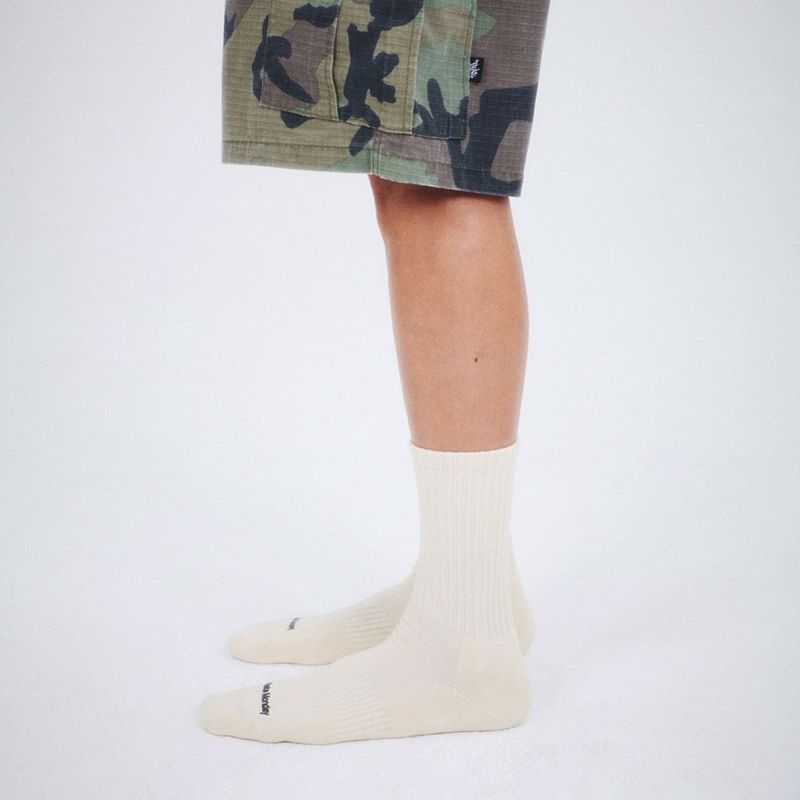 IHM MEN Crew Socks Ivory