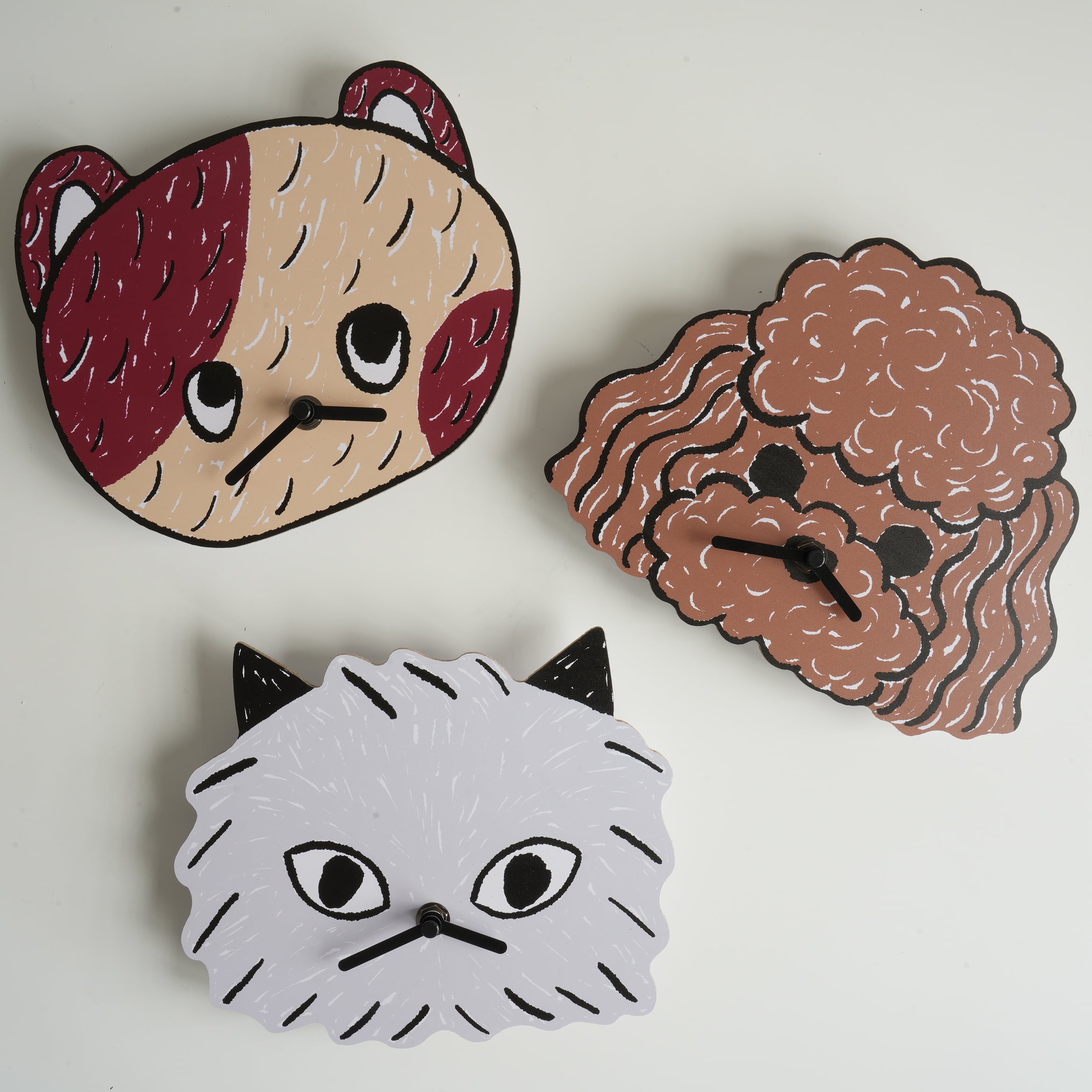 Yamabatosha Diecut Clock Fuwa