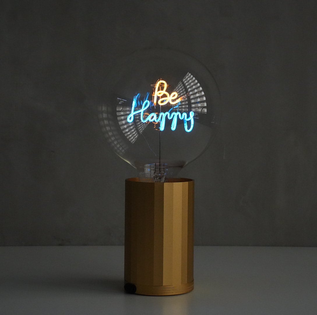 MITB / Message in the Bulb ランプベース&ポータブル電球セット
