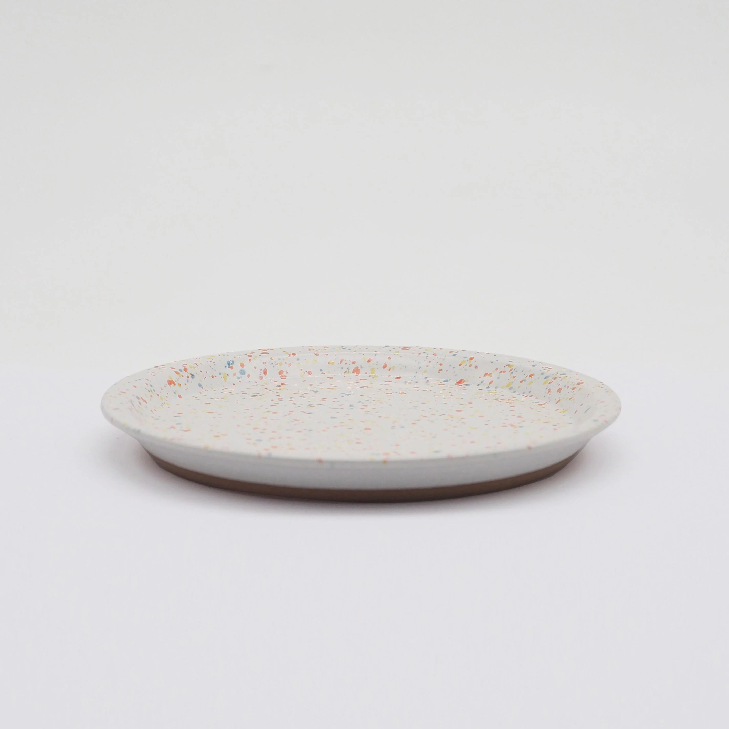 CHIPS Plate S SPLASH White × Orange