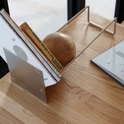 Slope Book End Silver