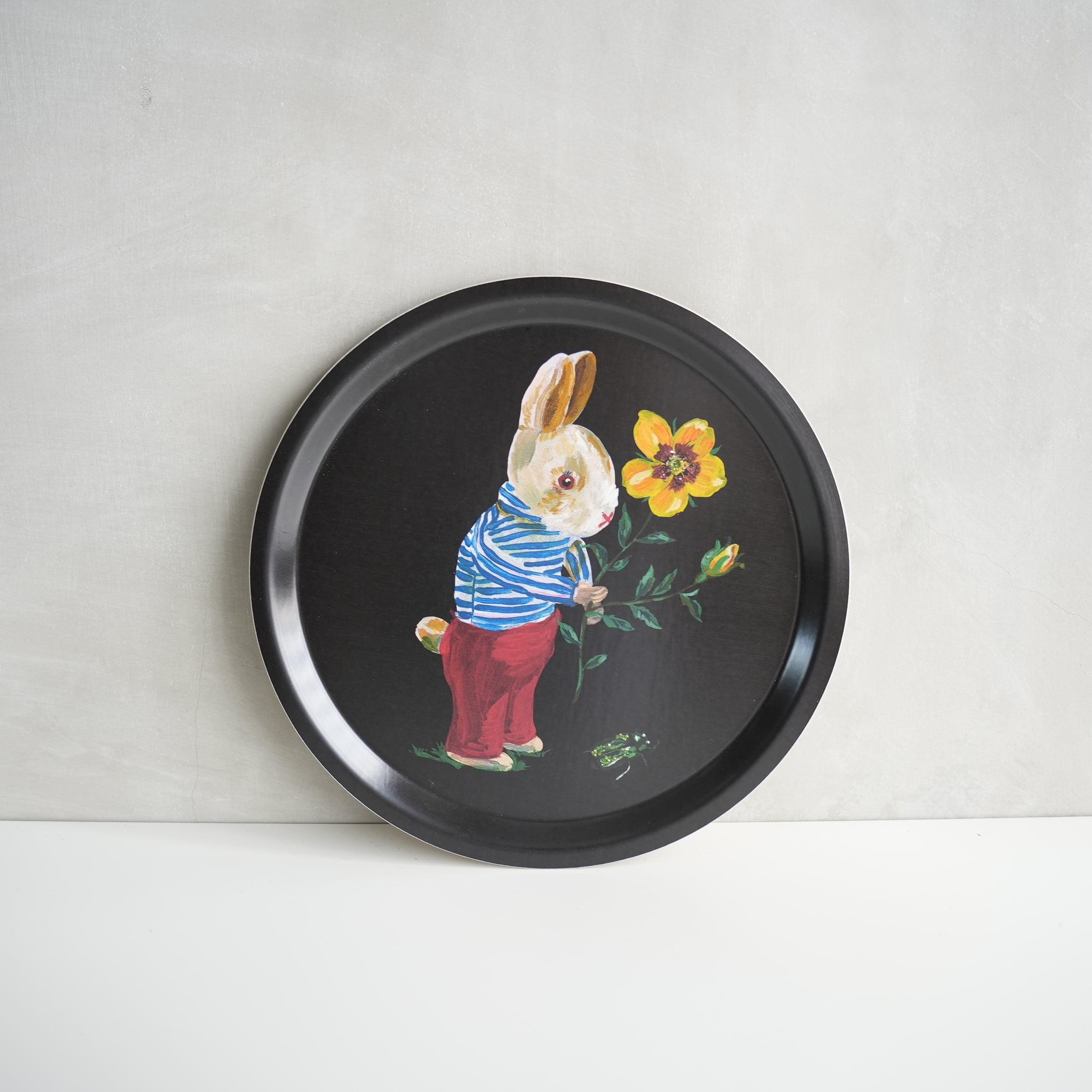 Nathalie Lete Bunny Round Tray