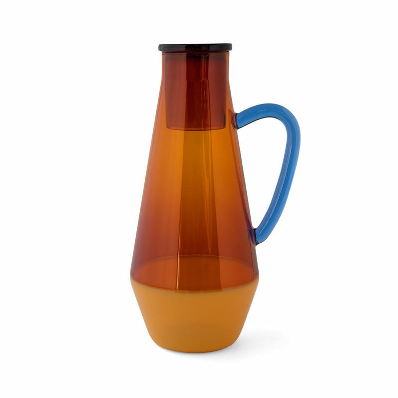 TWO TONE CARAFE Amber