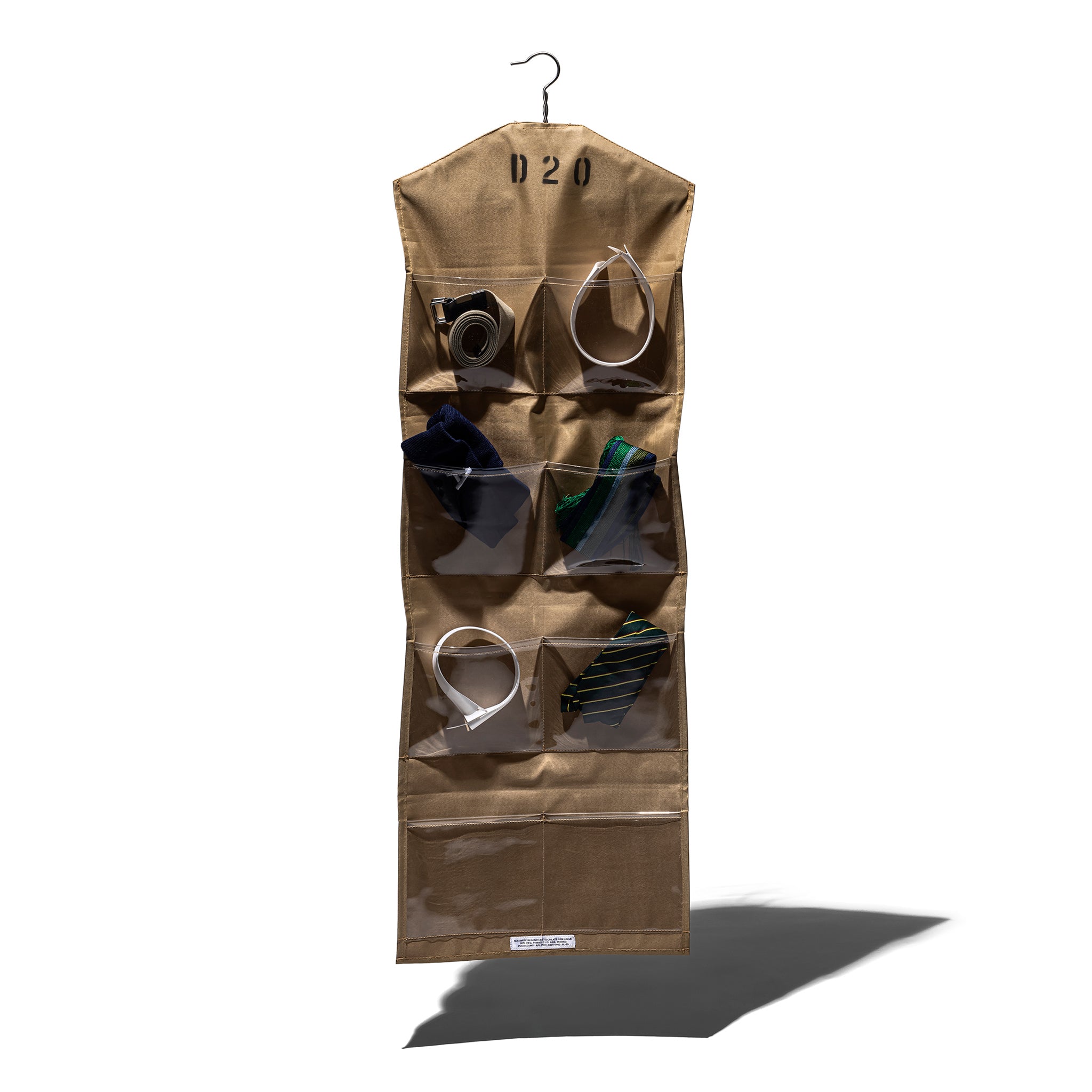 Rubberized Fabric Hanging Organizer 8 Pockets
