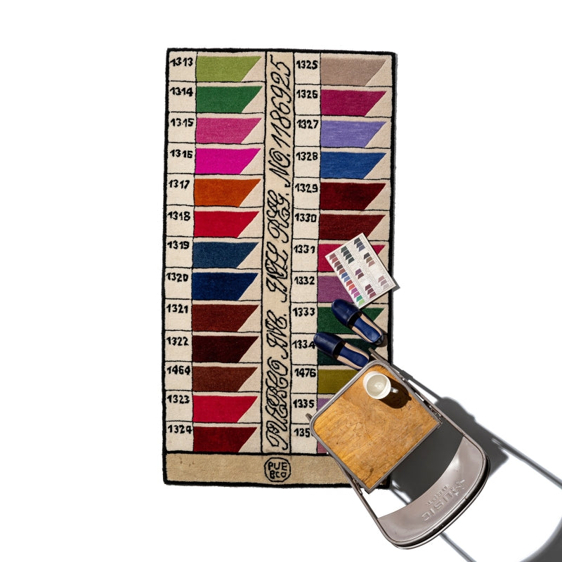 Color Swatch Tufted Rug