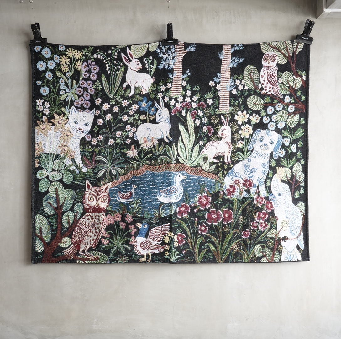 Nathalie Lete Soft Tapestry Rug Garden
