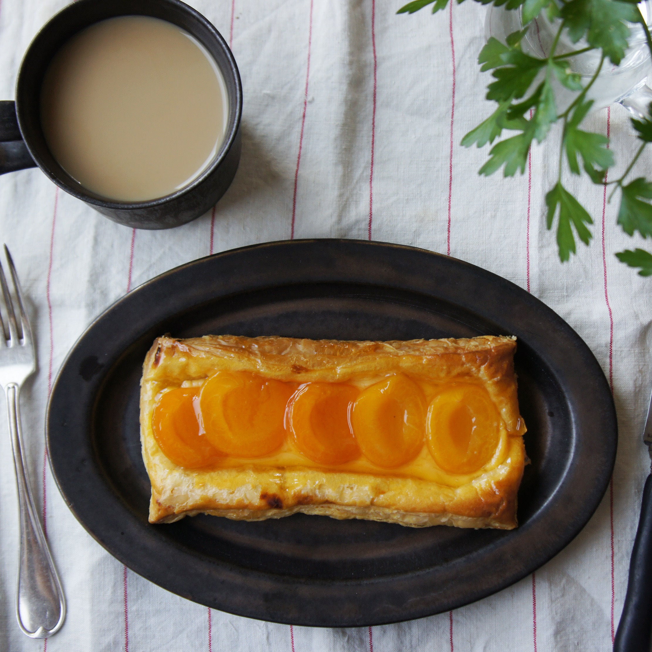 Ancient Pottery Oval Plate Brass
