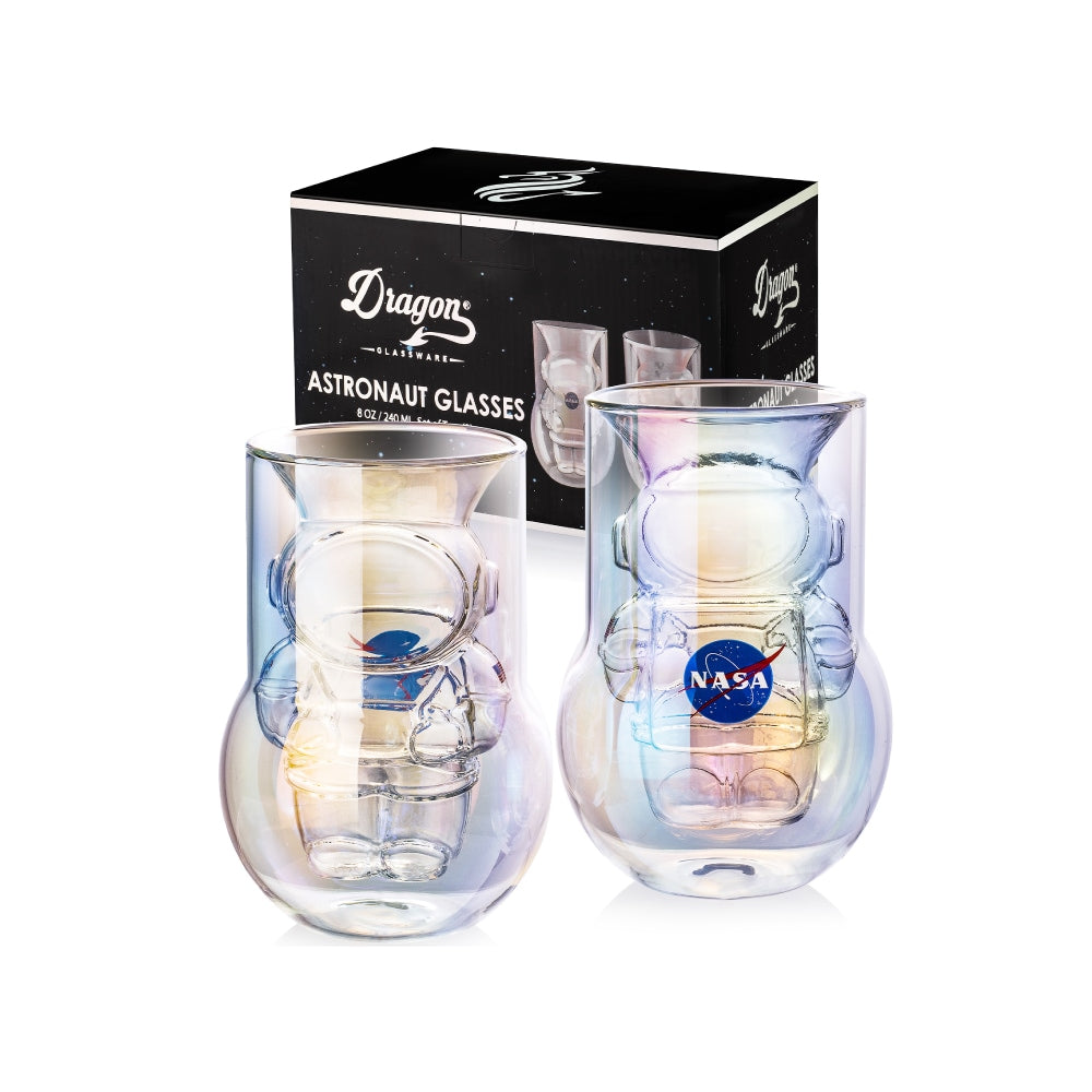 NASA Astronaut Double Wall Glasses 2P SET
