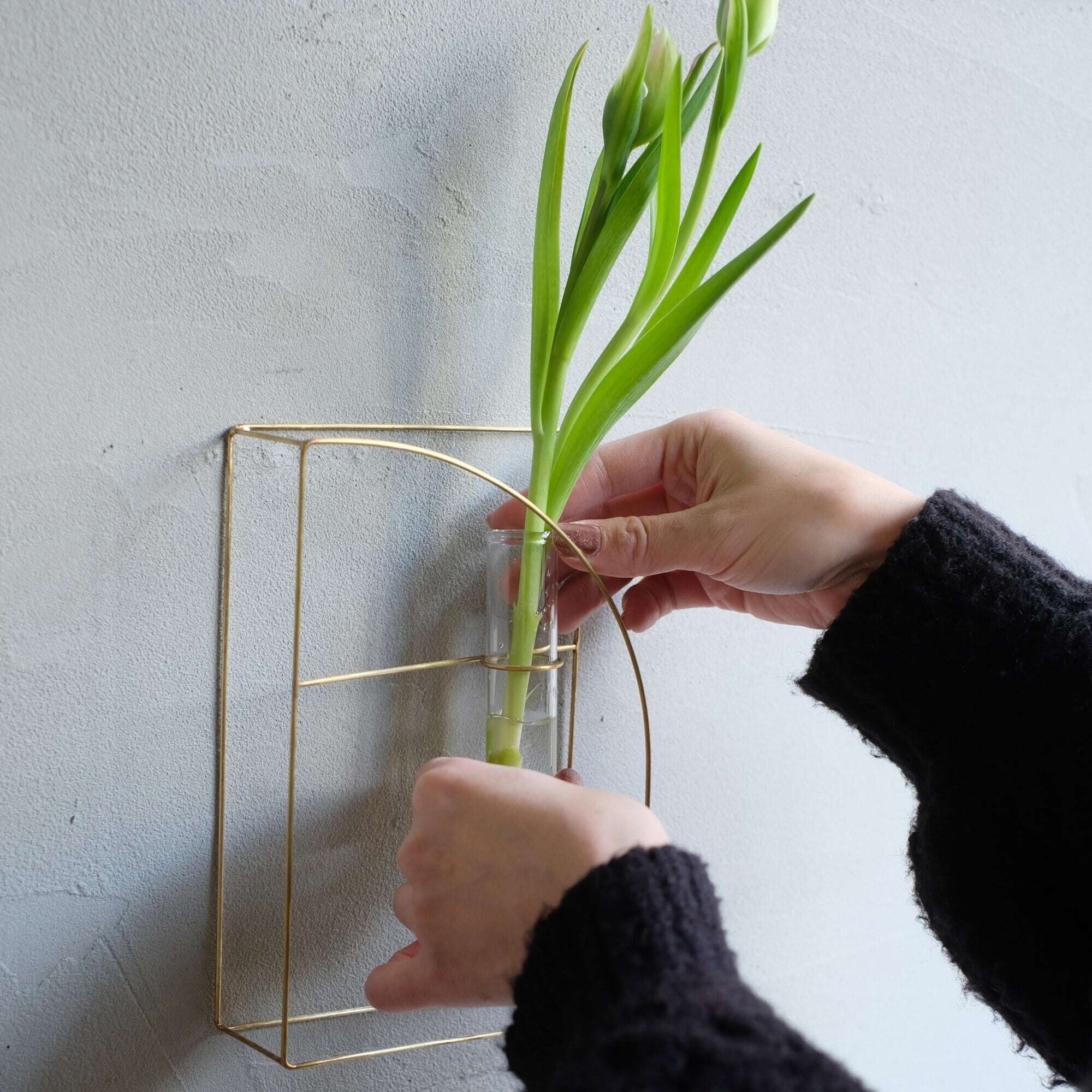 PIKE Frame Brass Vase A