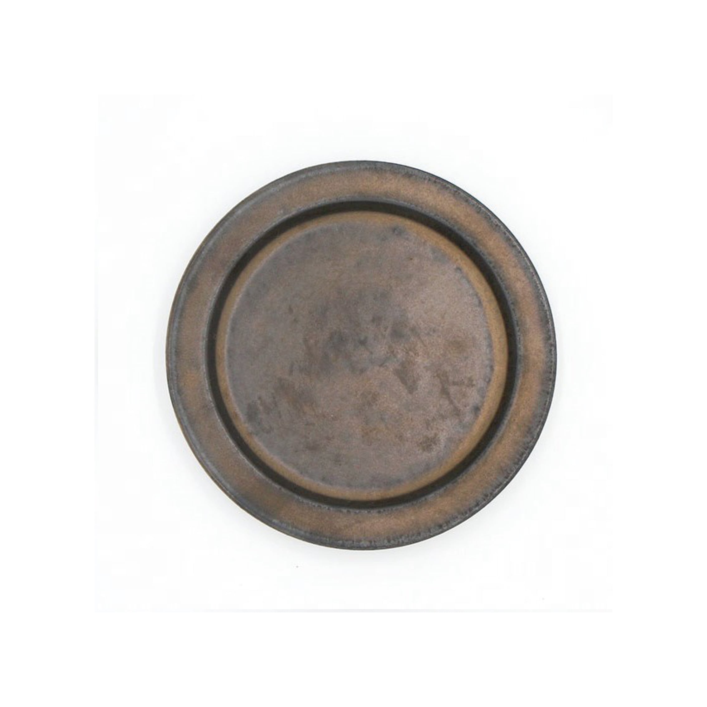 Ancient Pottery Plate S Brass