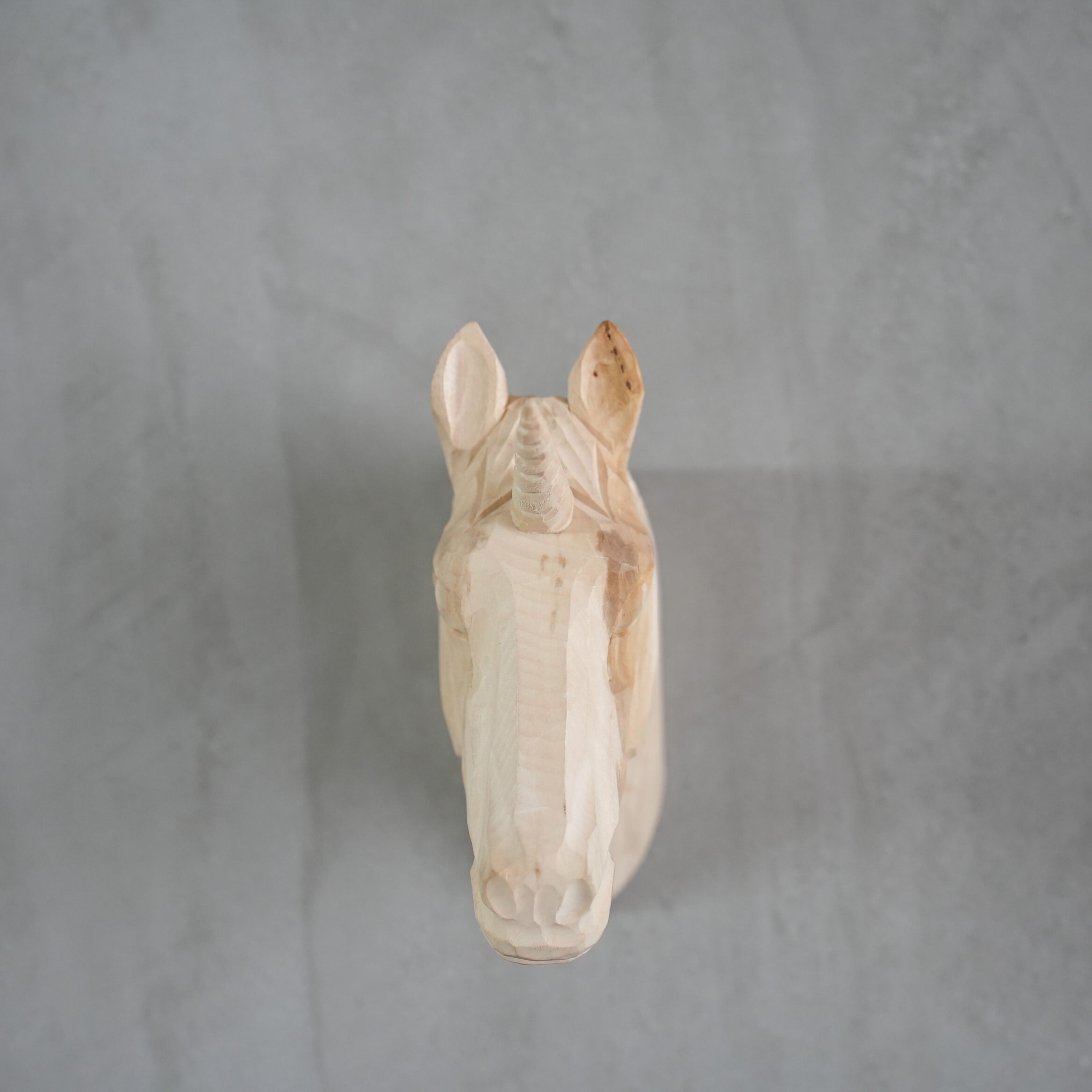 Wooden Animal Head / Unicorn