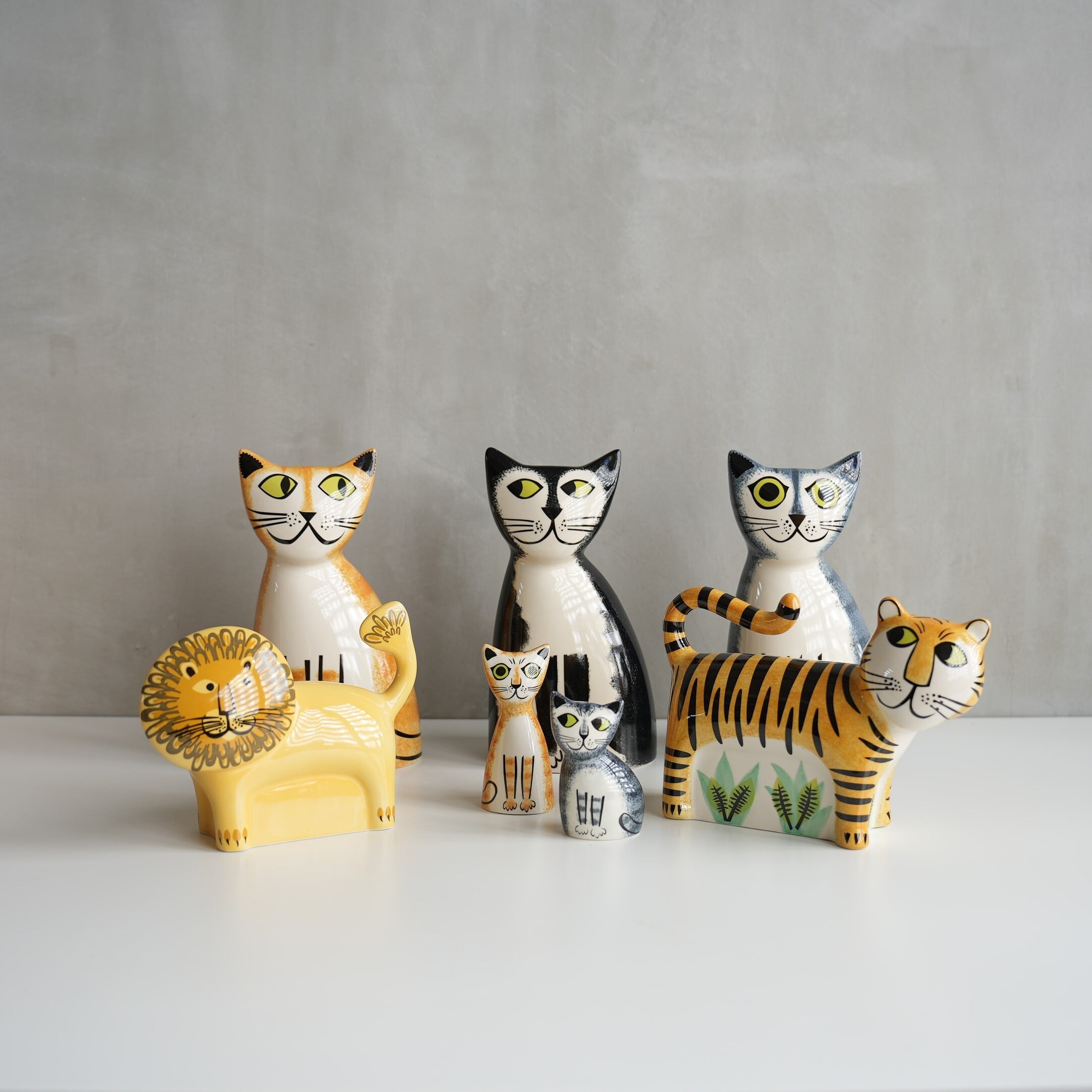 Hannah Turner Money Box Cat Yellow
