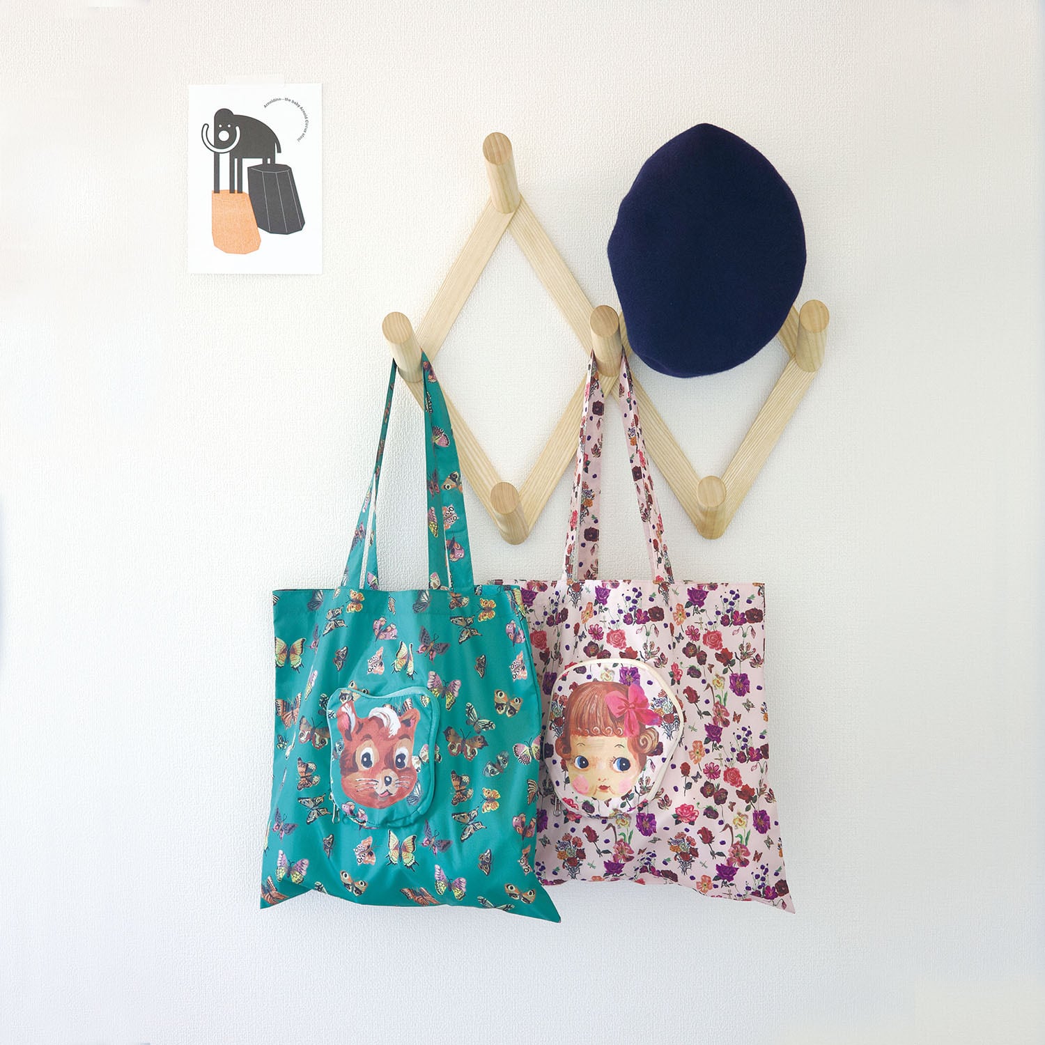 Nathalie Lete Face Bag Squirrel