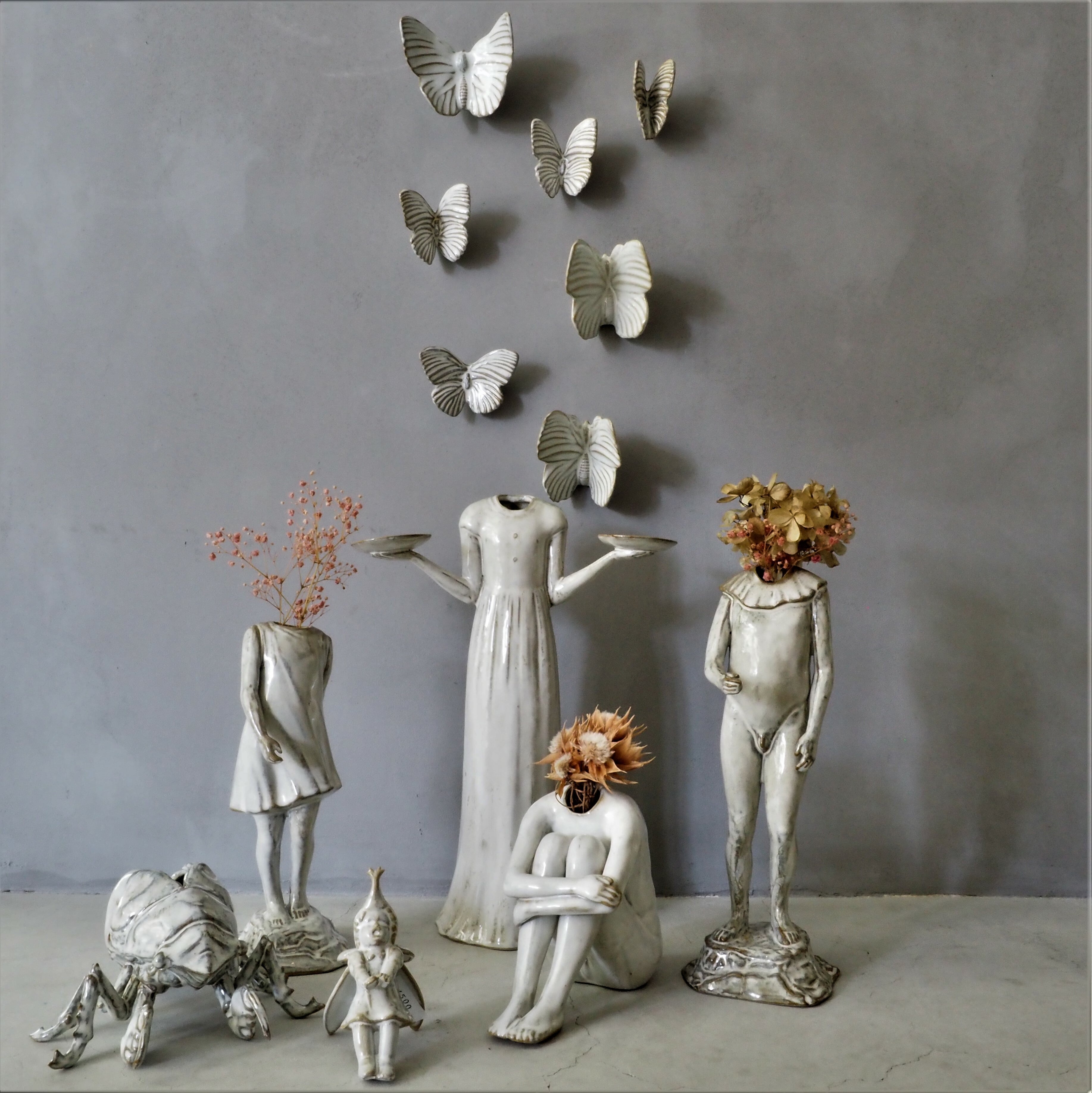 Mini Butterfly I White BF-004-05