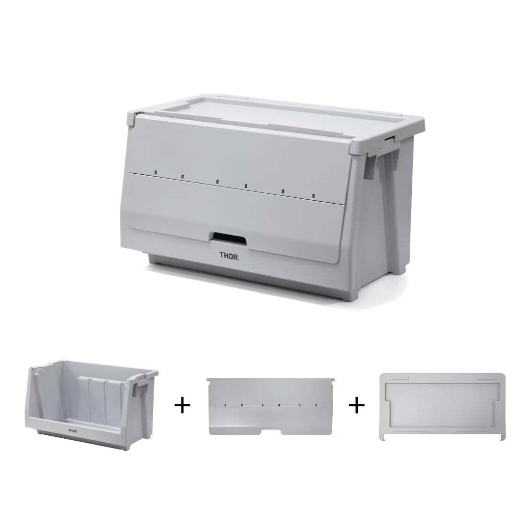 【本体+蓋+扉】THOR Stacking Shelf Container 50L