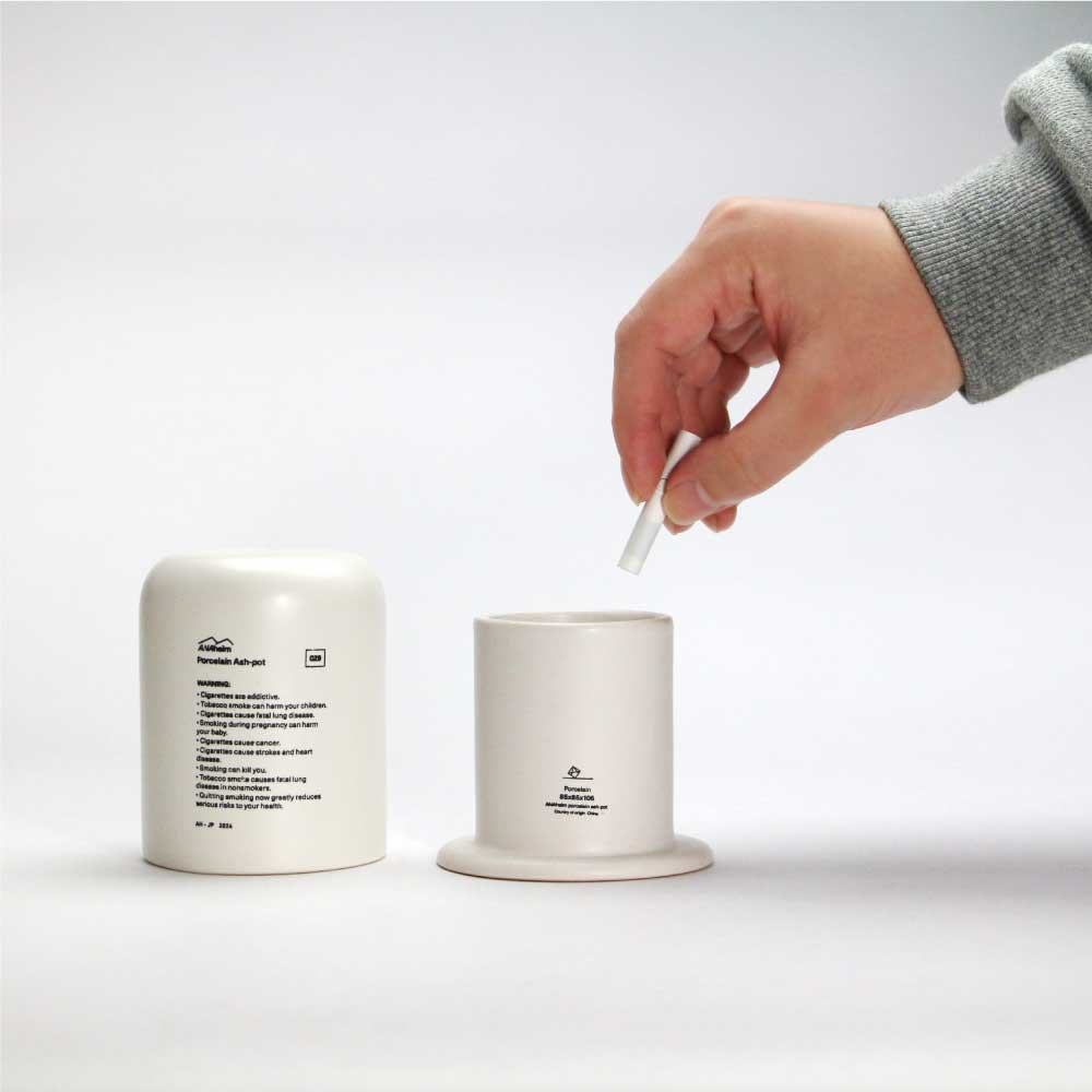 Porcelain Ash-Pot
