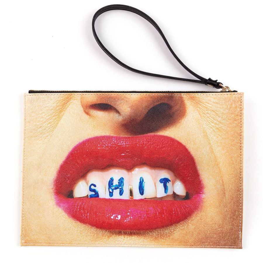 SELETTI / TOILETPAPER Pouch Bag SHIT