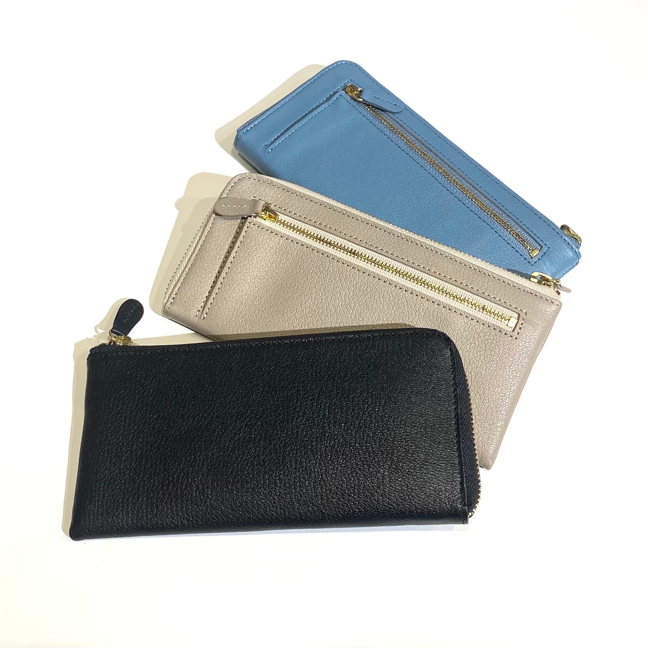 French Goat フラットL字ファスナー長財布
