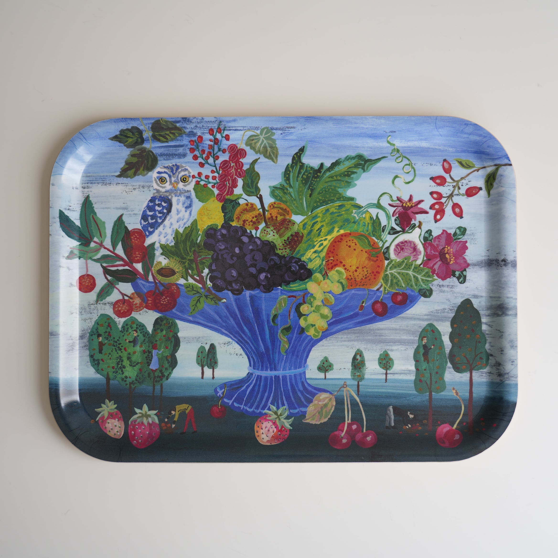 Nathalie Lete The owl and the fruit bowl Tray