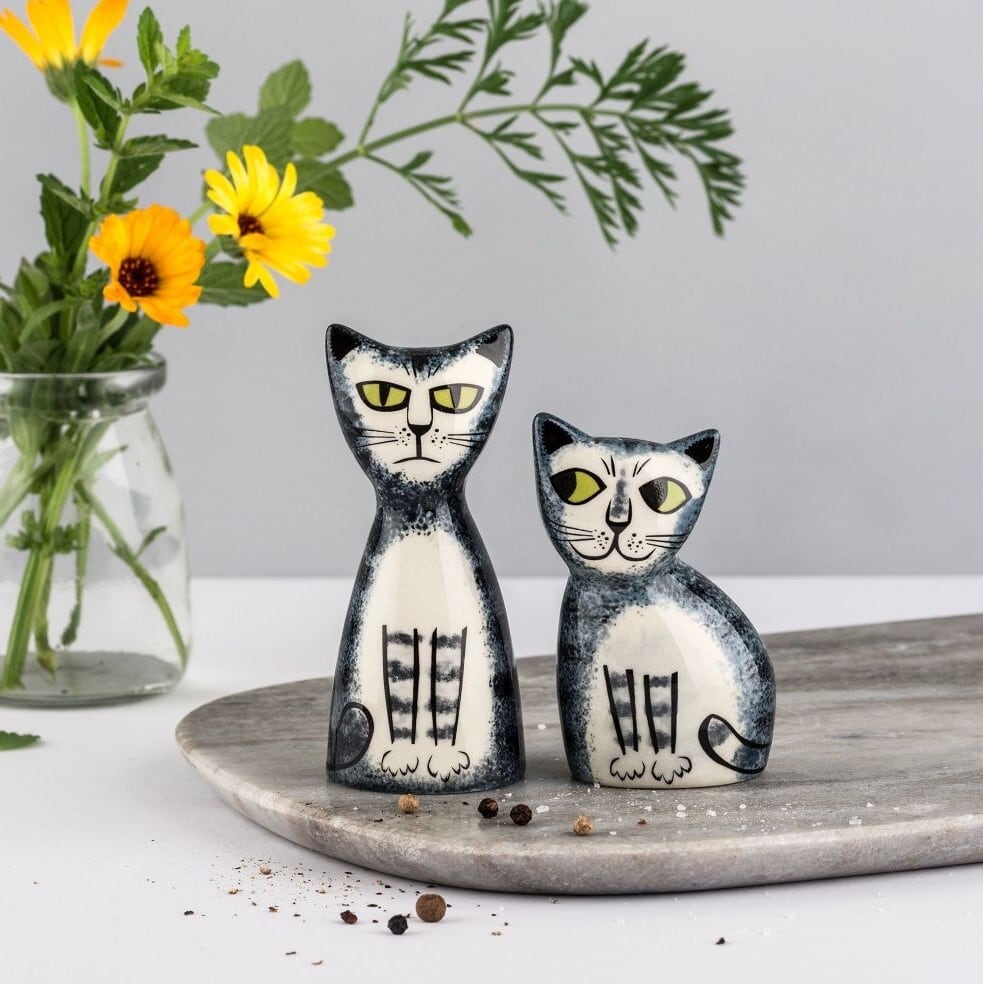 Hannah Turner Salt & Pepper Gray Tabby