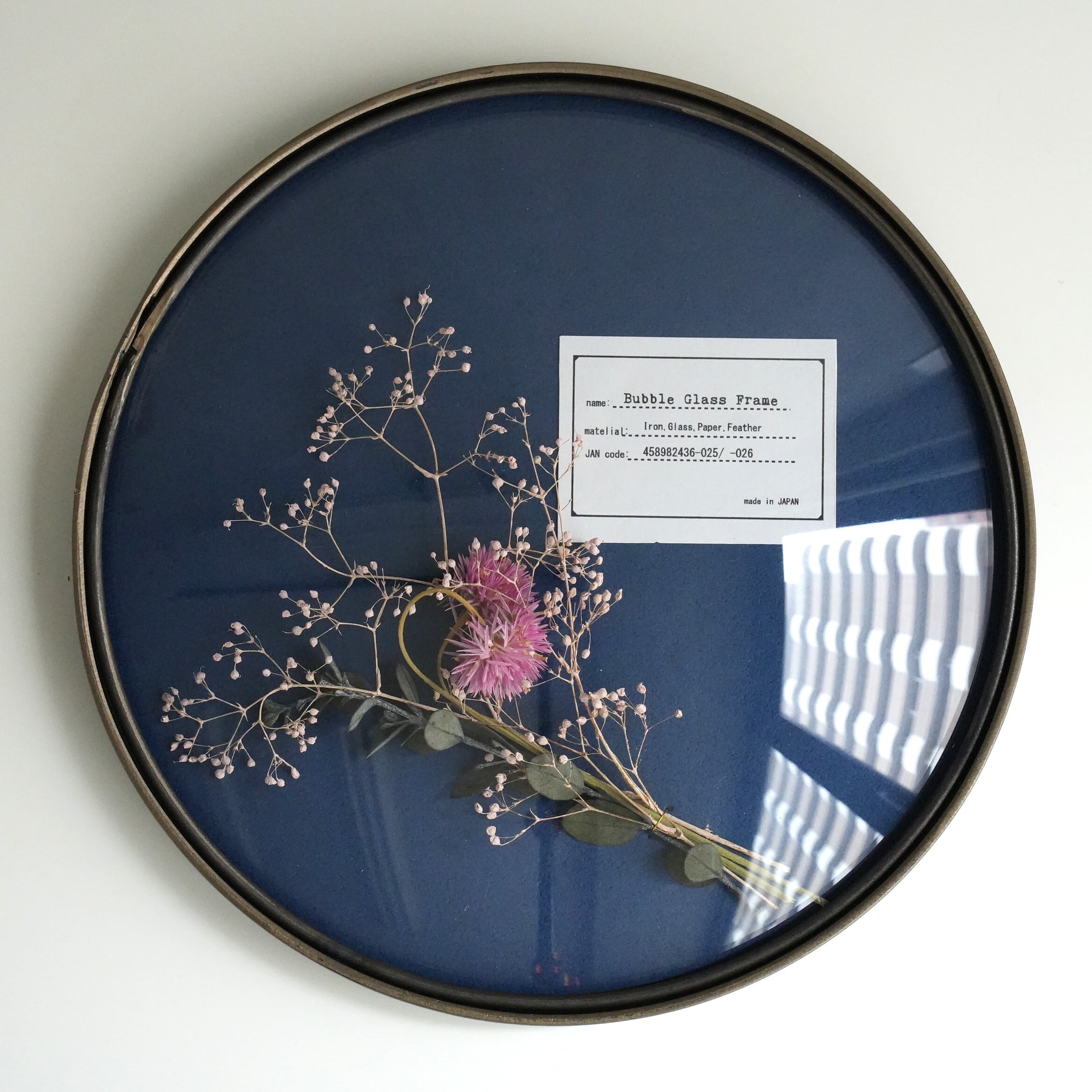 Bubble Glass Frame L Pink