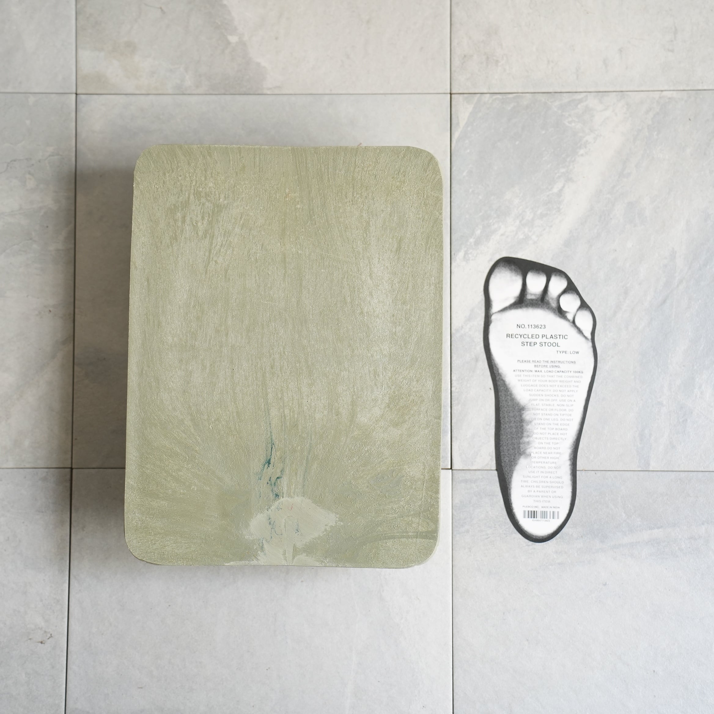 Recycled Plastic Step Stool Low