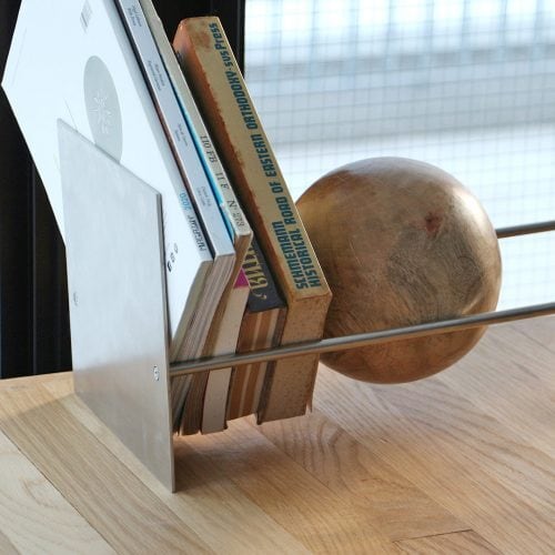 Slope Book End Silver