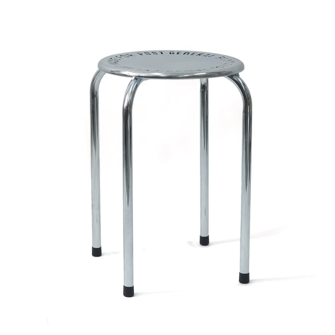 STACKABLE METAL STOOL ZINC(SV)