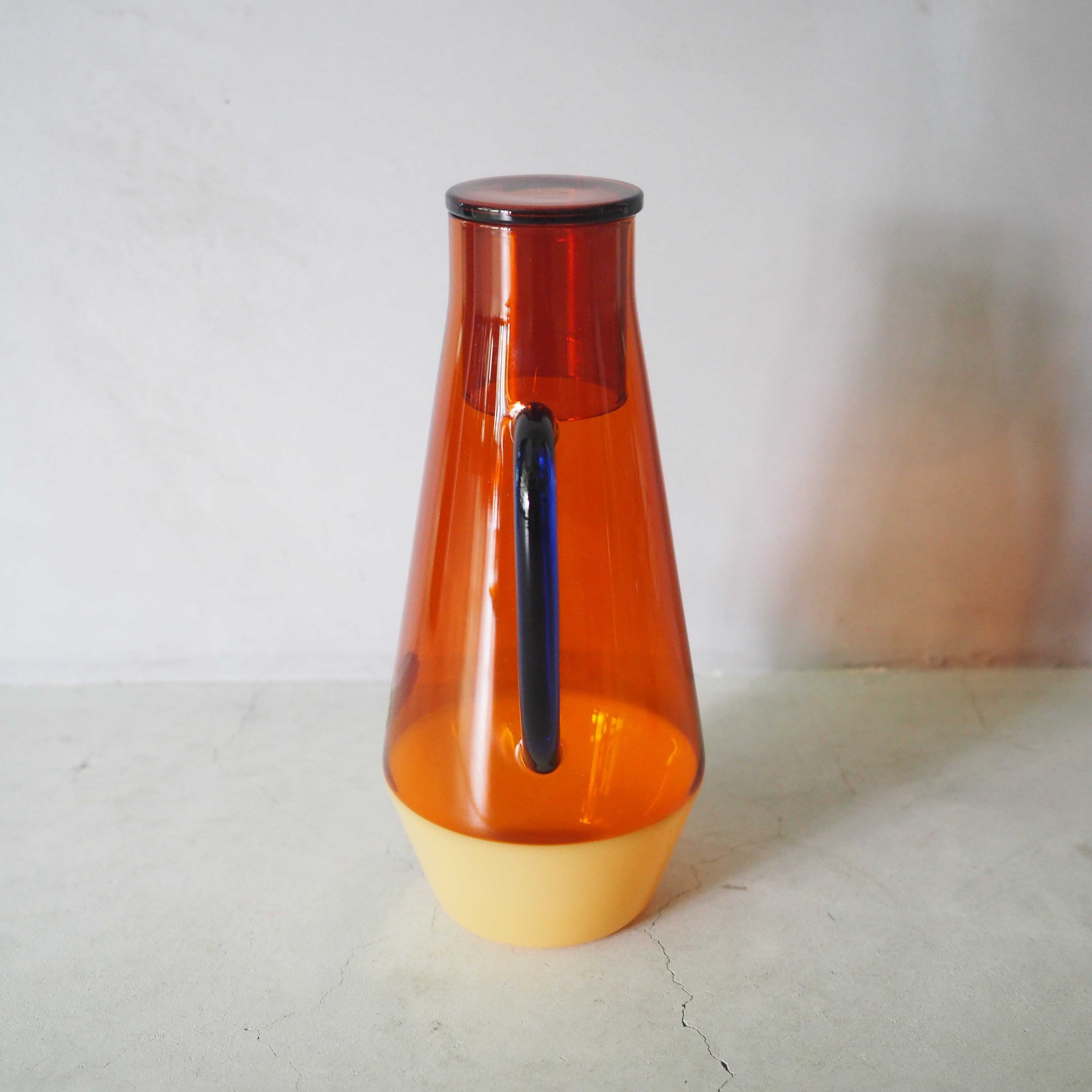 TWO TONE CARAFE Amber