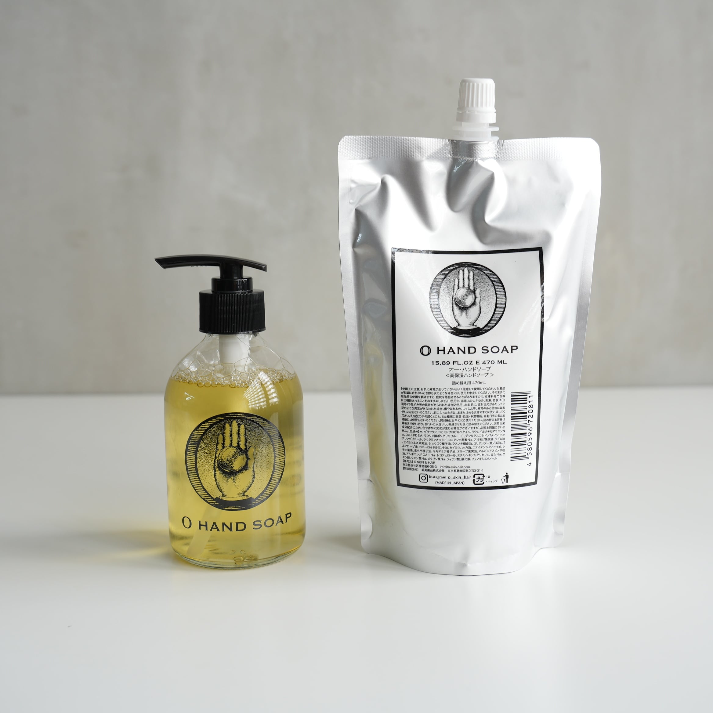 O skin & hair HAND SOAP Refill