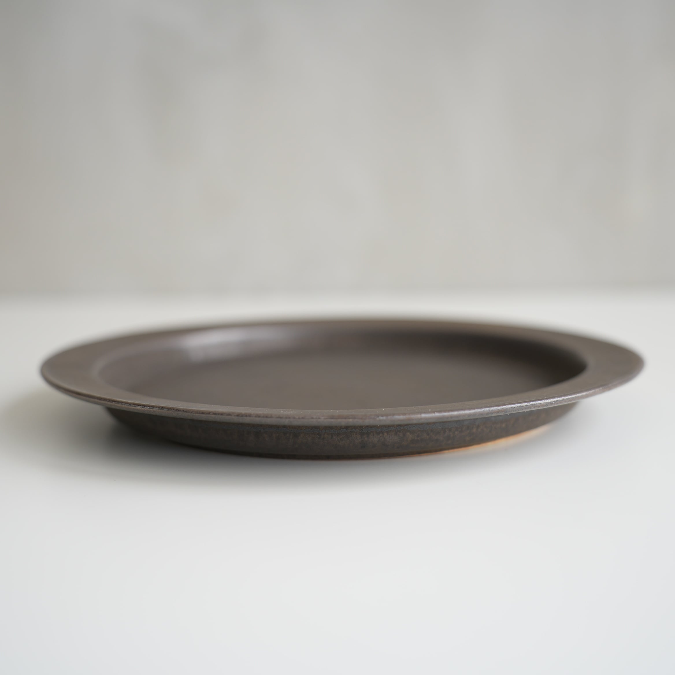 Ancient Pottery Plate L Brass