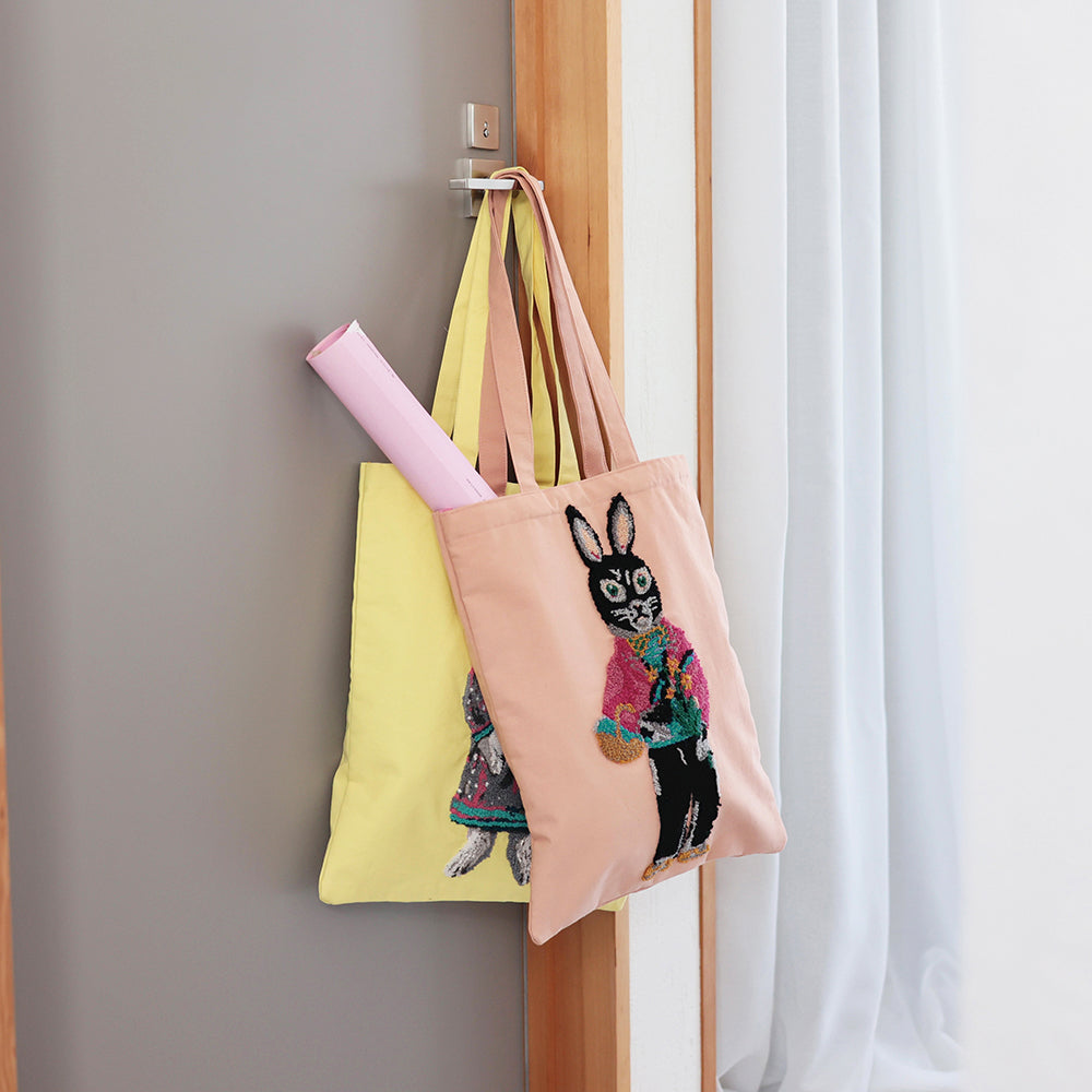 Nathalie Lete Fluffy Rectangle Tote Bag