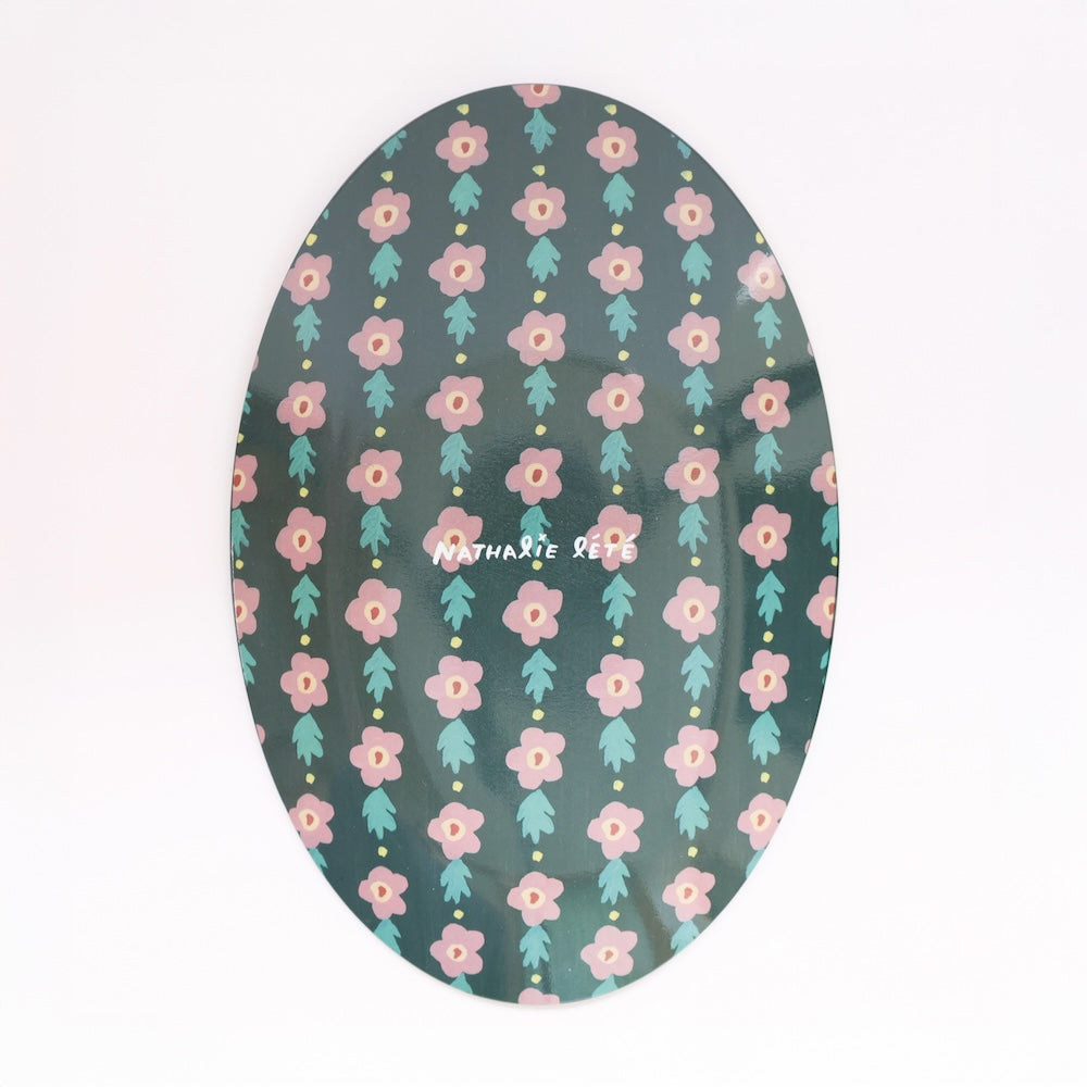 Nathalie Lete Glass Oval Plate