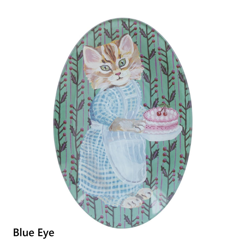 Nathalie Lete Glass Oval Plate