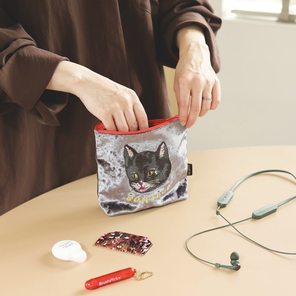 Nathalie Lete Velour Pouch