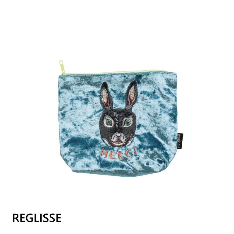 Nathalie Lete Velour Pouch