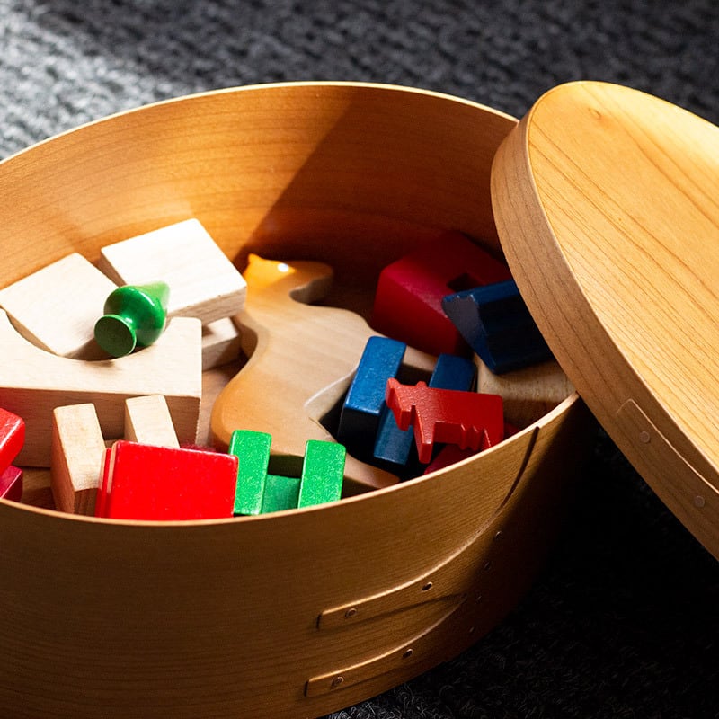 Shaker Oval Box Medium Natural