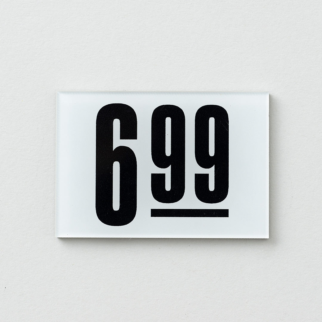 Analog Hunter Price Tag Magnet