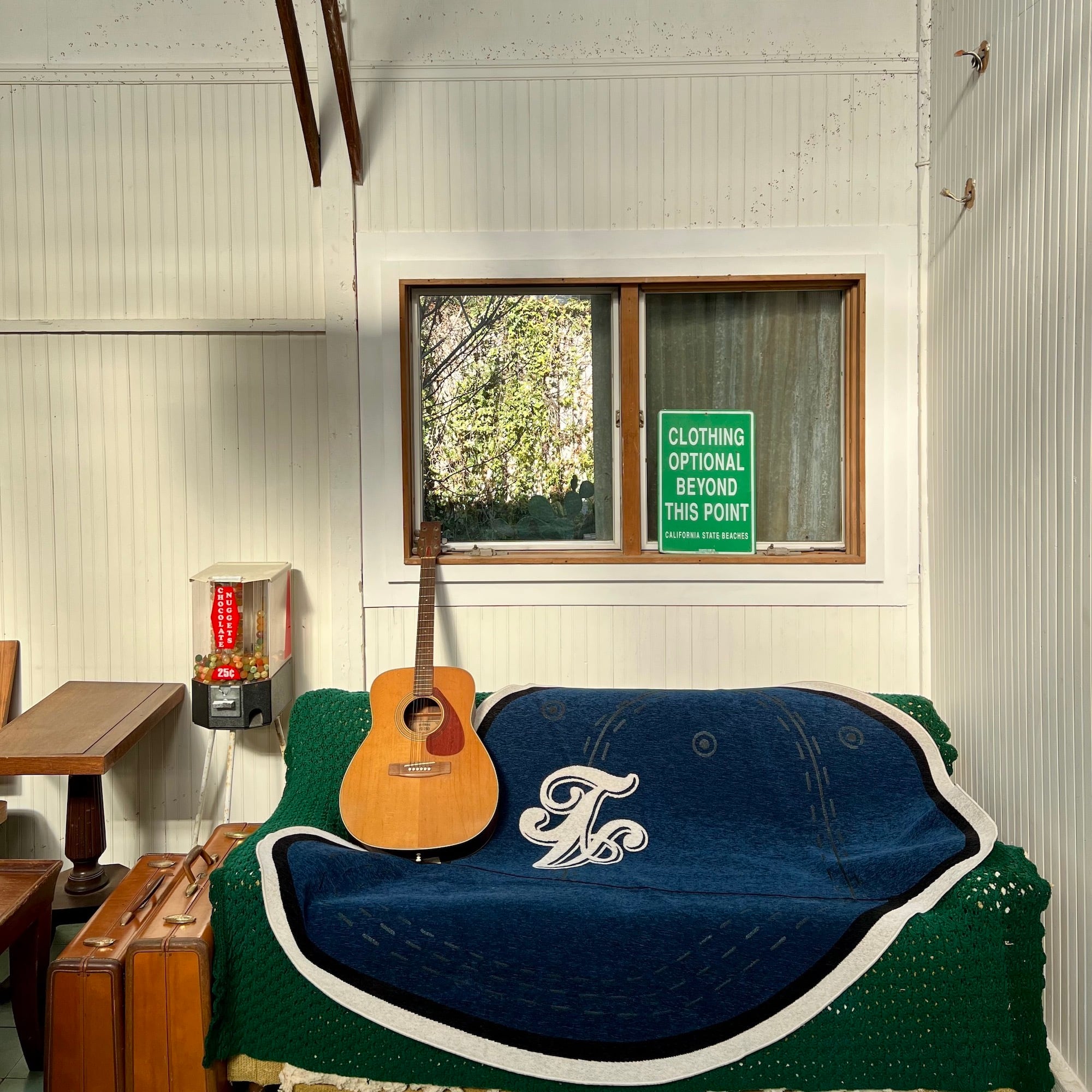 Motif Rug Mat Navy Cap