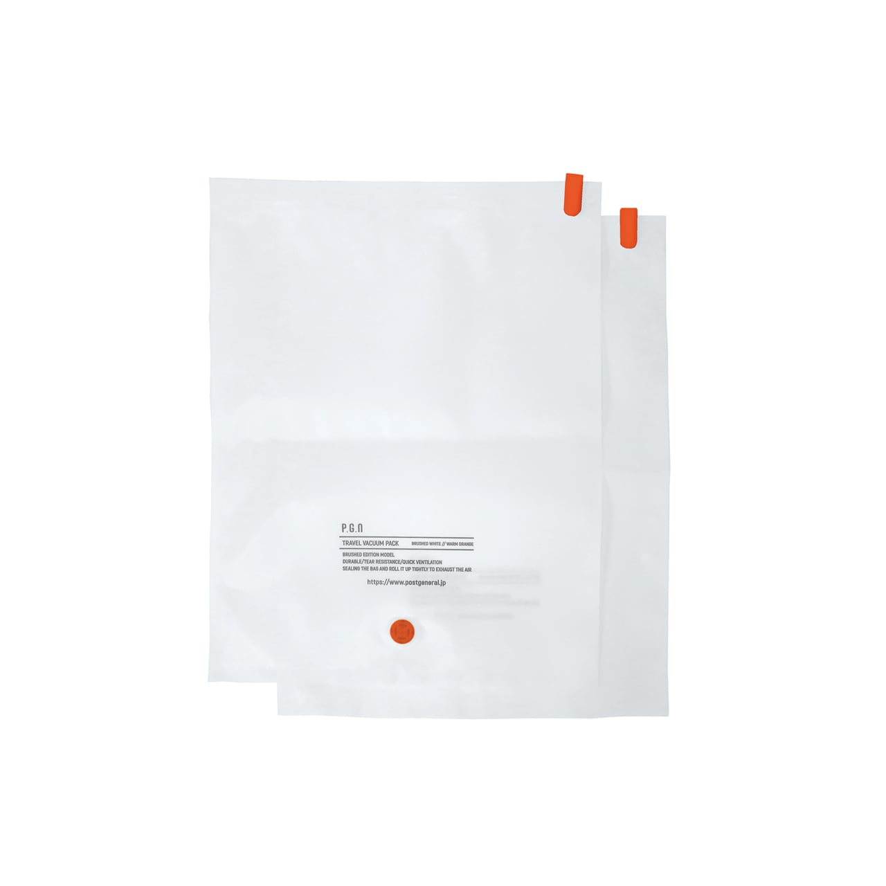 TRAVEL VACUUM PACK L White