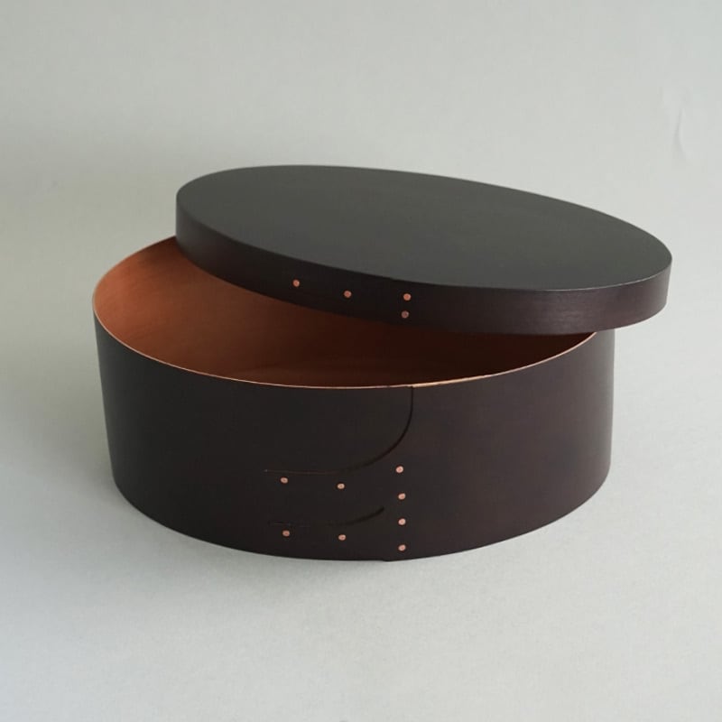 Shaker Oval Box Medium Black