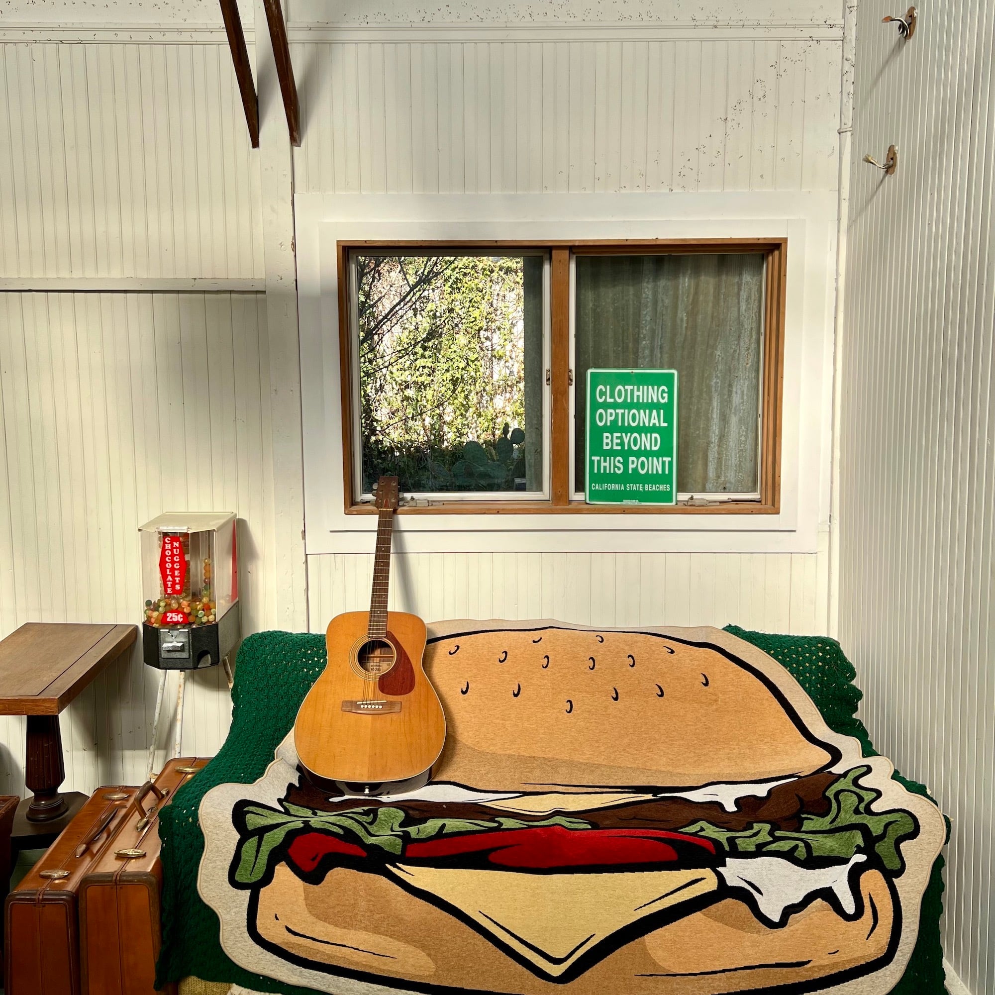 Motif Rug Mat Hamburger Large