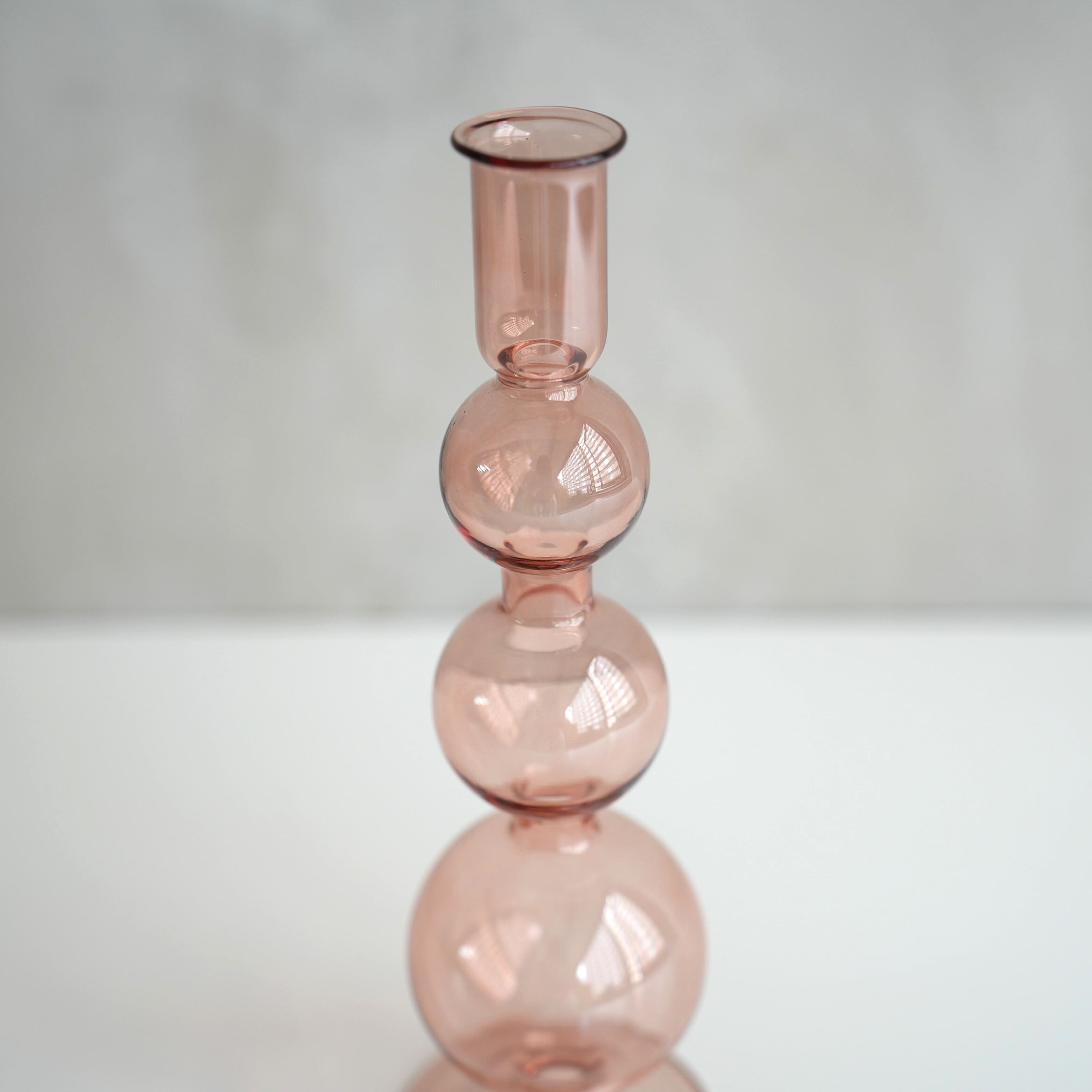 Lisa Glass Vase Pink