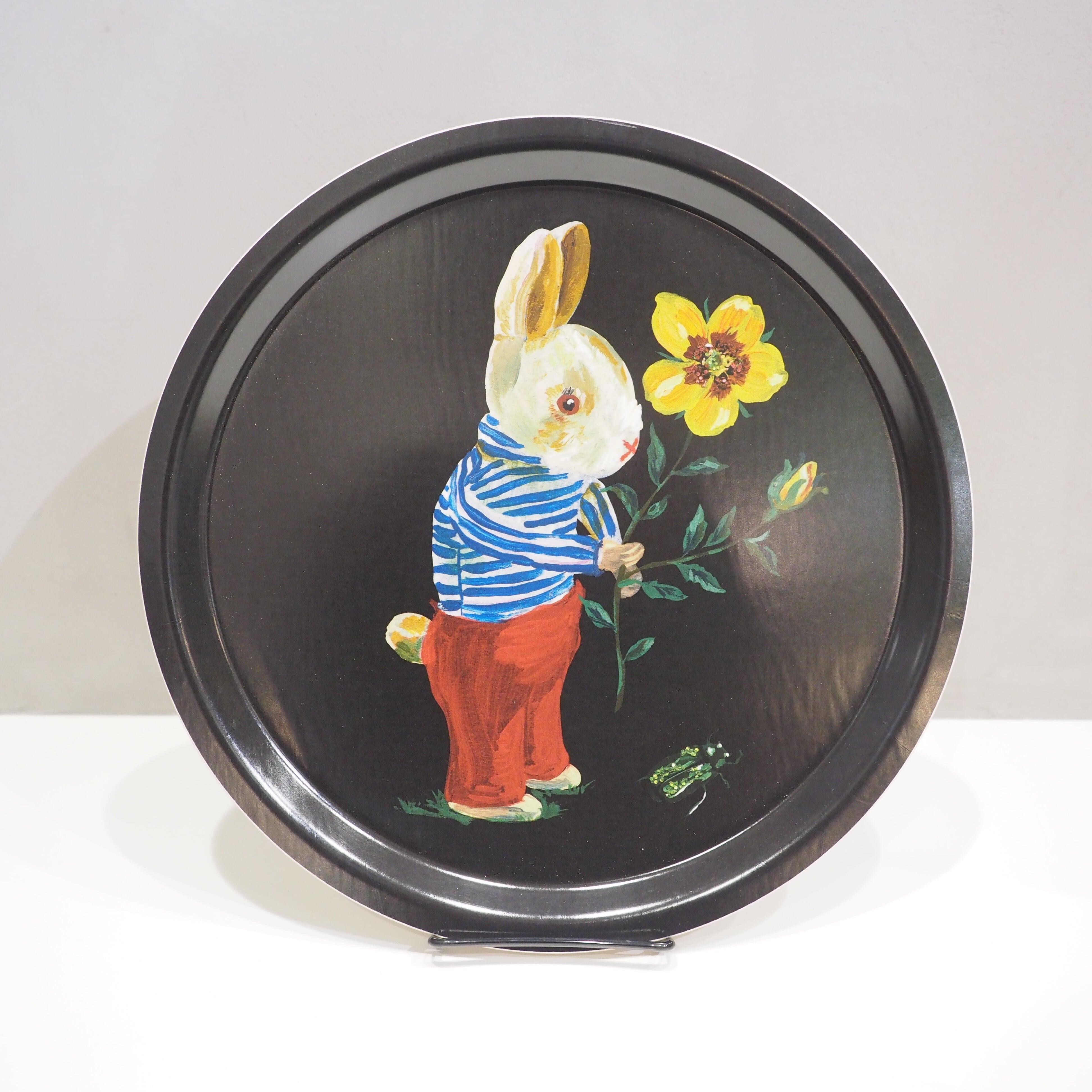 Nathalie Lete Bunny Round Tray