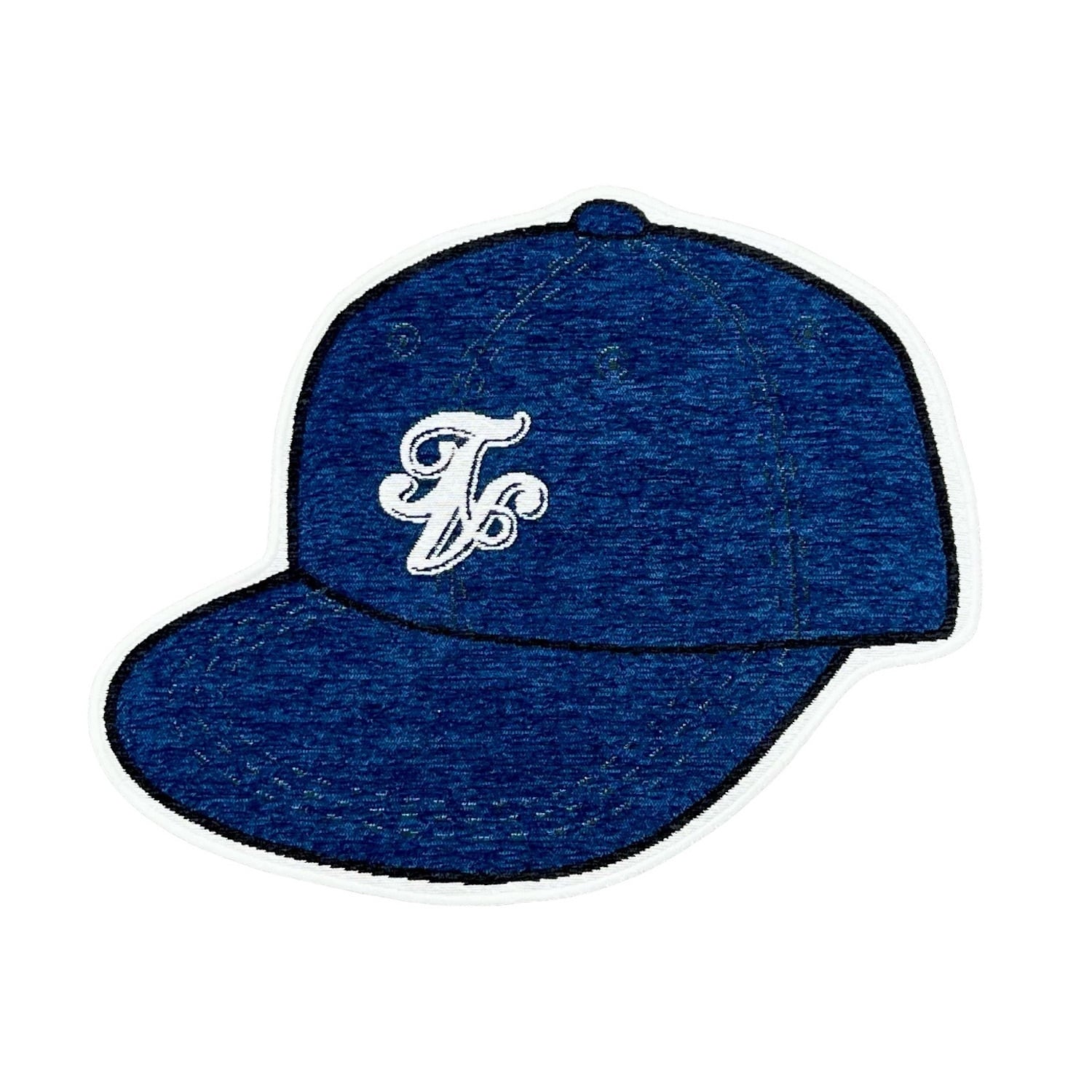 Motif Rug Mat Navy Cap