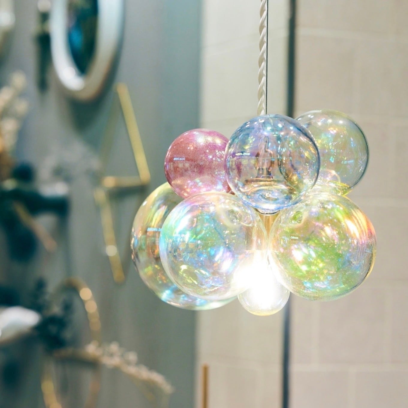 Bubble Lamp L Multicolor