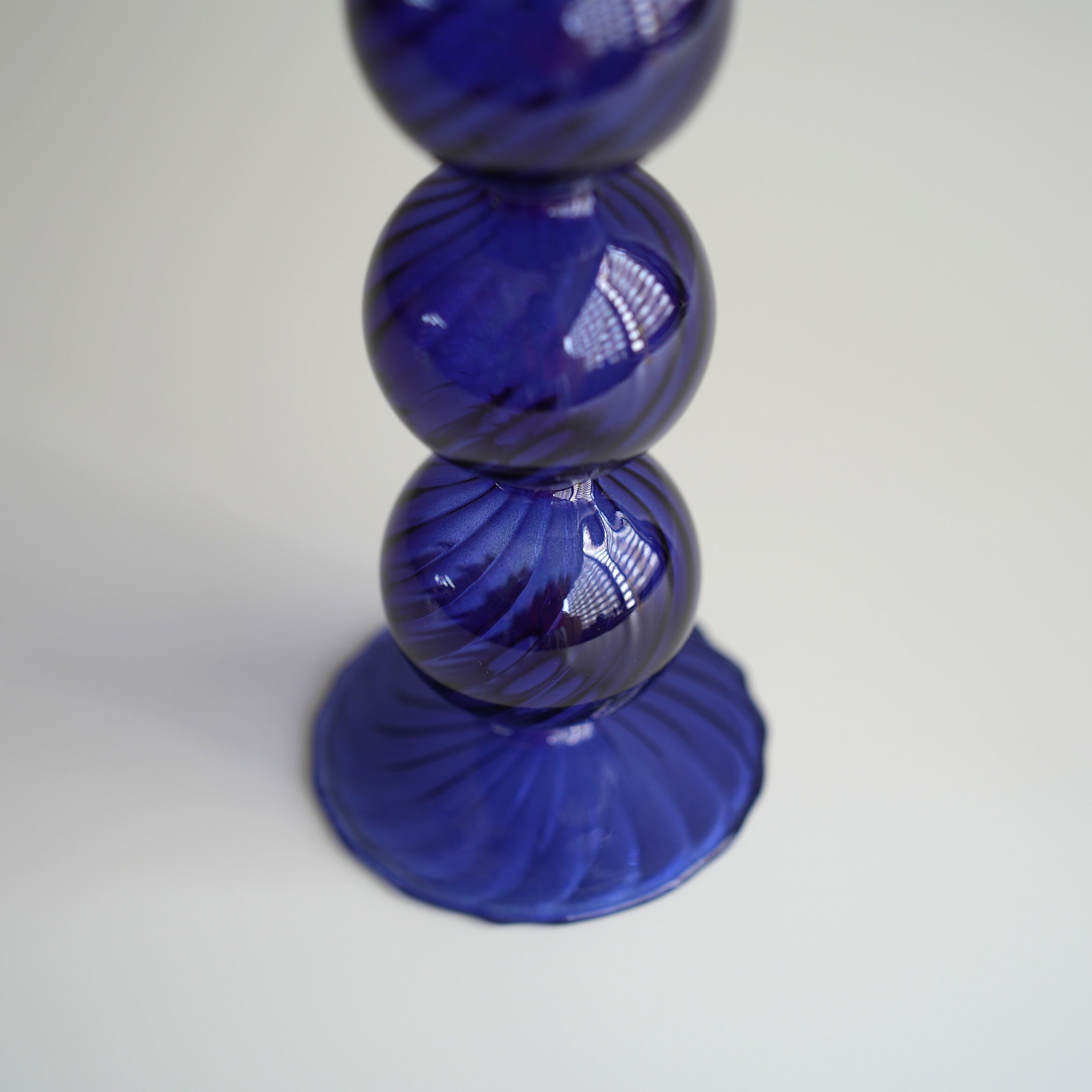 Lisa Glass Vase Blue