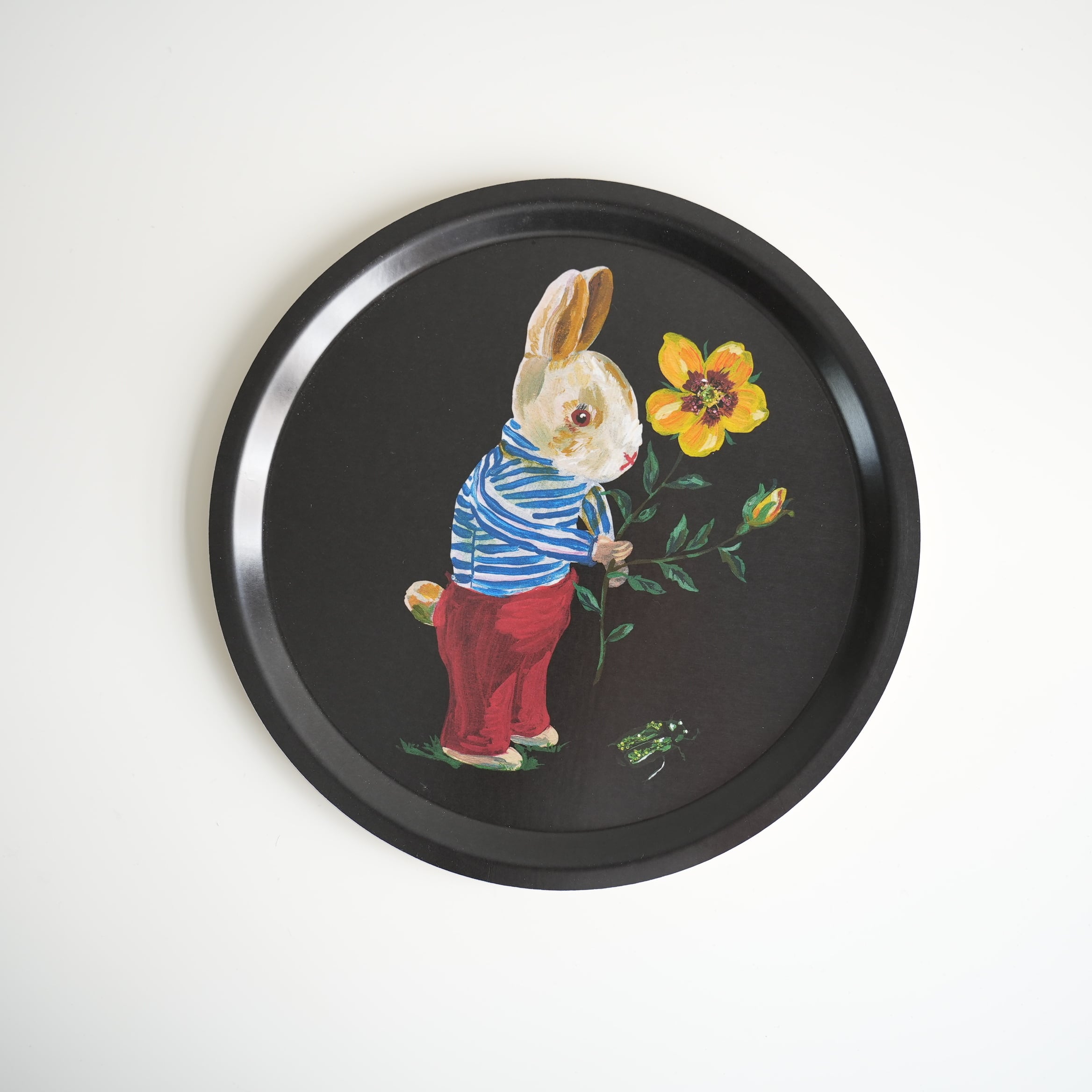 Nathalie Lete Bunny Round Tray