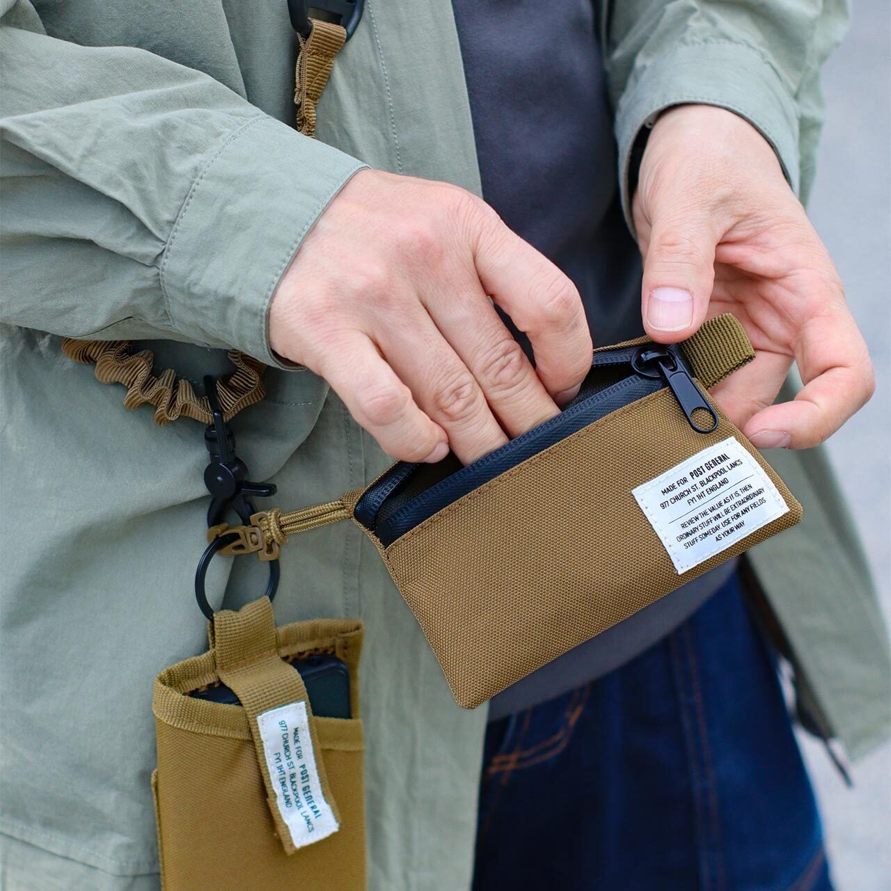 SLING PHONE & COIN POUCH